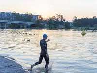 The Woodlands Triathlon becomes a duathlon due to water issues