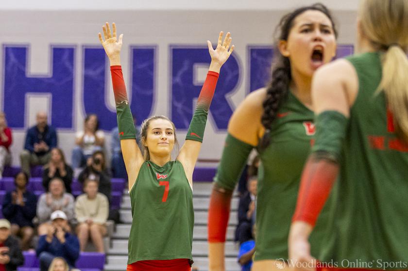 HS Volleyball Playoffs: Lady Highlanders Win 3-2 Match Over Cypress Ranch in an Instant Classic