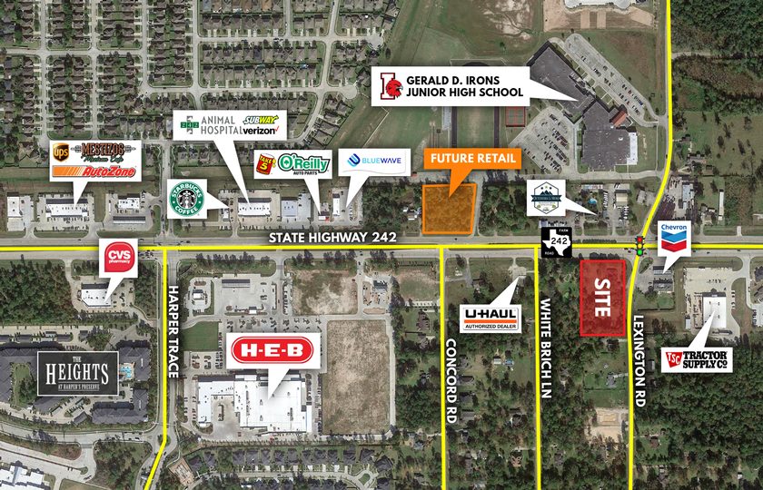 SVN | J. Beard Real Estate – Greater Houston completes the sale of ± 2 acres  in Conroe, TX