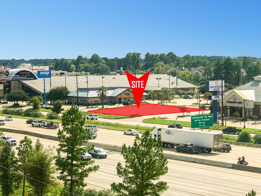 The J. Beard Real Estate Company facilitates the sale  Of 1.5-acre Pad Site on I-45 in The Woodlands