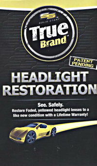 True Brand Headlight Restoration improves illumination