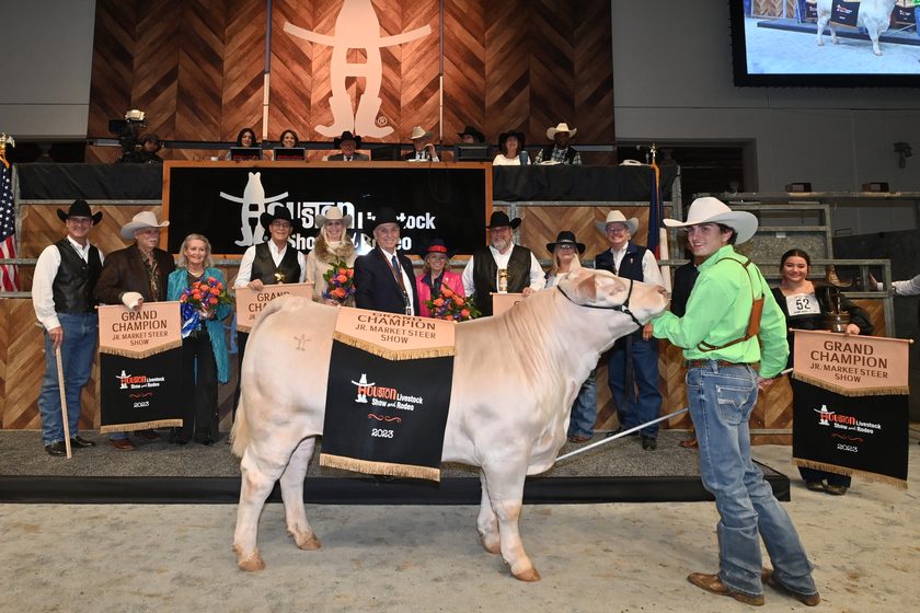 Bids Flew as the Grand and Reserve Grand Champion Junior Market Steers Sold at the Houston Livestock Show and Rodeo™