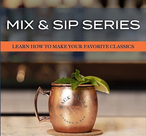 Mix & Sips Cocktail Classes (Wednesday Evenings throughout the Summer)