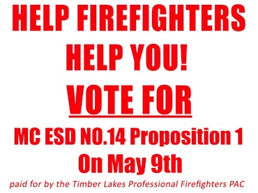 Help firefighters help you: May 9 election includes MC ESD #14