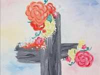 Ages 10+ Class - Floral Cross