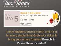 Boozy Brunch & Dueling Piano Show