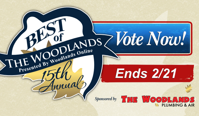 Only one week left for you to cast your votes for the 2024 ‘Best of The Woodlands’ Awards