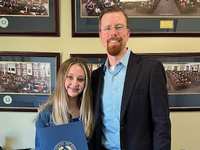 Local teen musician receives official recognition from Rep. Metcalf in ceremony