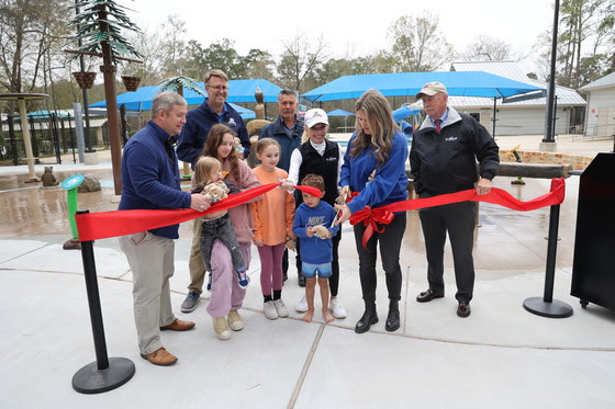 The Woodlands Township celebrates opening of Bear Branch Sprayground