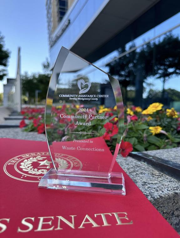 Waste Connections awarded the 2024 CAC Community Partner Award