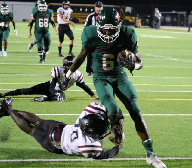 HS Football Play of the Game: George Ranch Longhorns at The The Woodlandslanders - 9/22/17