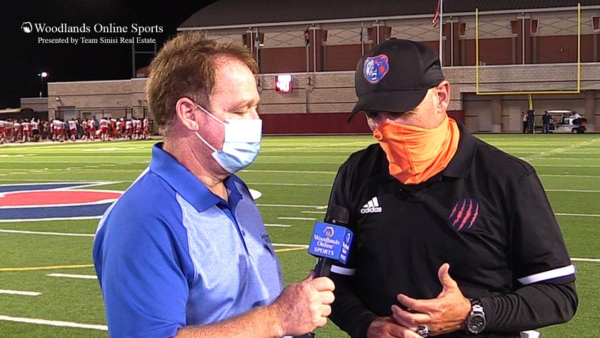 HS Football Post Game Coaches Interview: Grand Oaks vs Caney Creek - 9/24/20