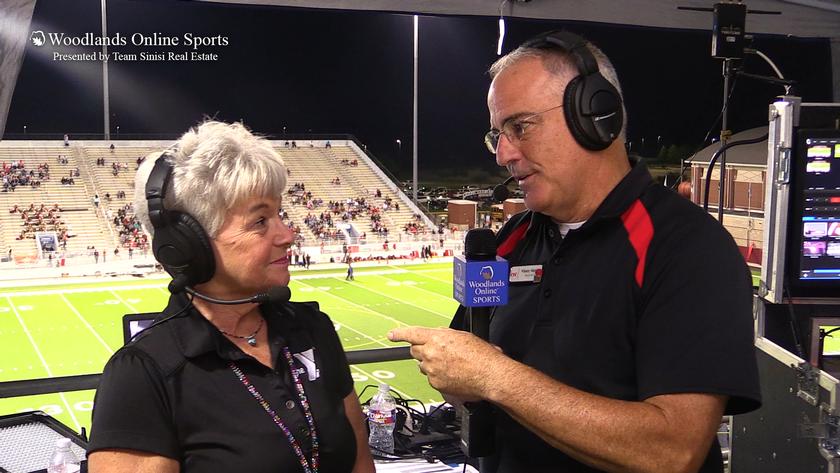 HS Football Halftime Interview: Grand Oaks vs Caney Creek - 9/24/20