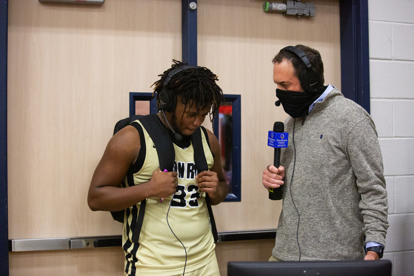 HS Basketball Post Game Player of the Game Interview: Oak Ridge vs Conroe - 2/12/21