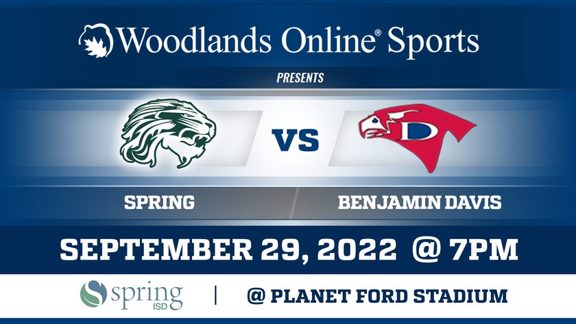 Woodlands Online High School Football at Planet Ford Stadium: Spring vs Davis - 09/29/22