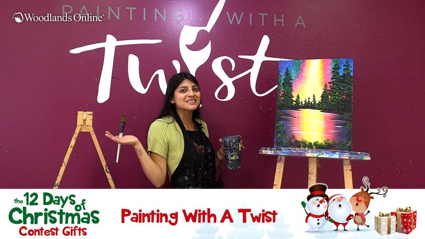 2022 - 12 Days of Christmas - Painting with a Twist - The Woodlands