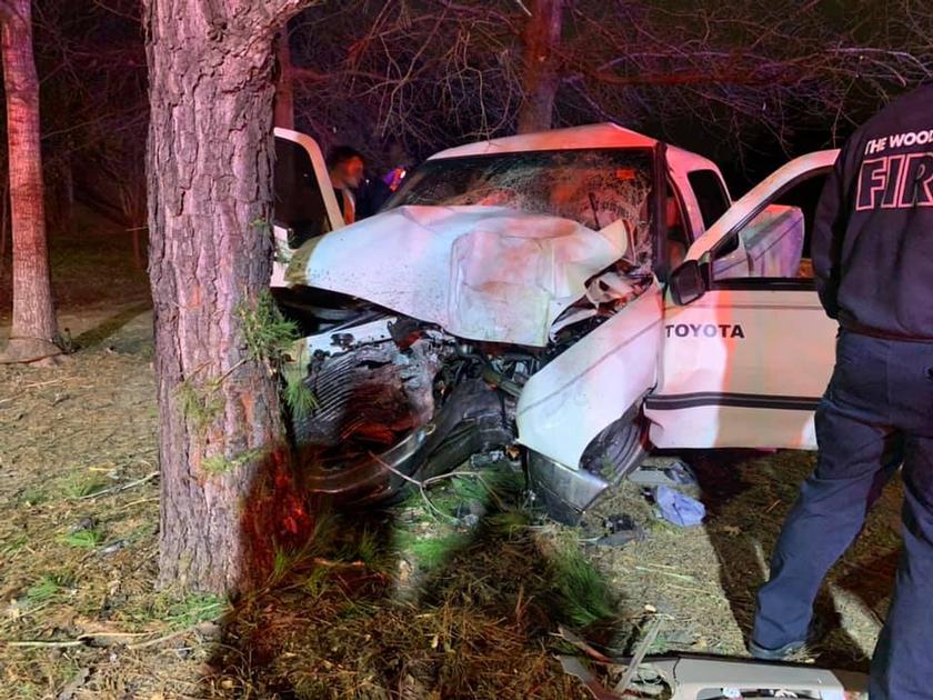 The Woodlands Fire Department respond to one vehicle collision at I-45 ...