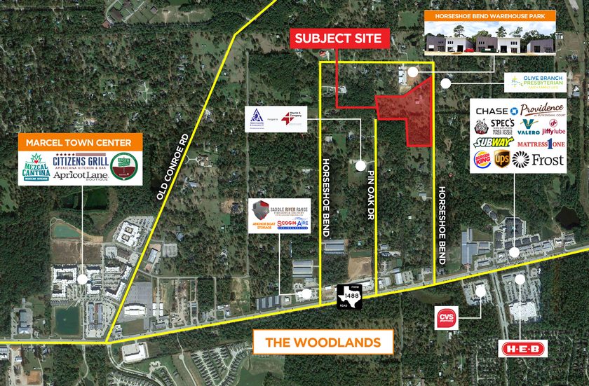 SVN J. Beard Real Estate - Greater Houston Represents The Sale of 15+ Acres of land in Conroe