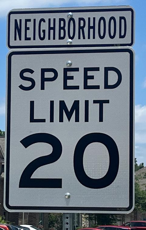 Noack proposes 20 mph speed limit for residential roads