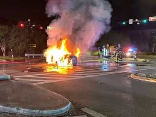 The Woodlands Fire Department Responds to Fiery Vehicle Collision ...