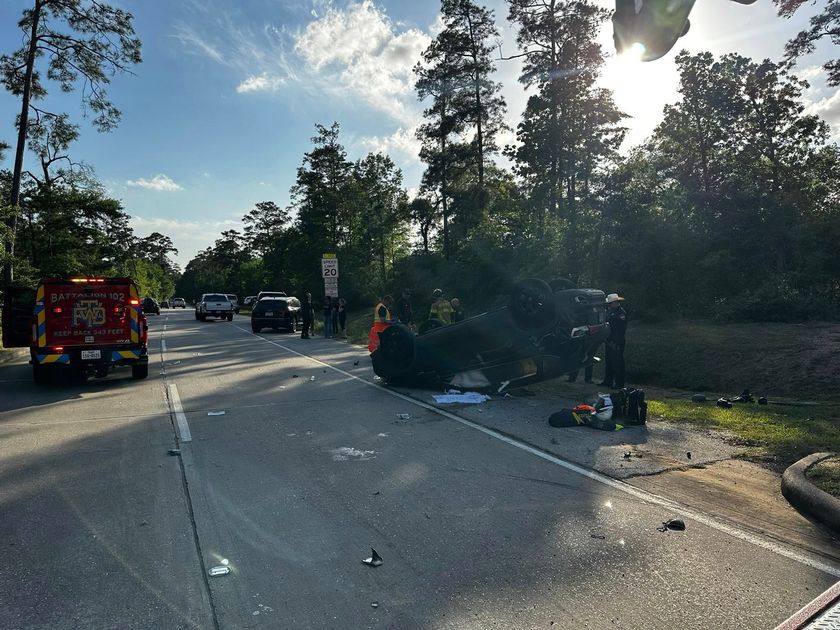 The Woodlands Fire Department Responds to Rollover Collision at ...