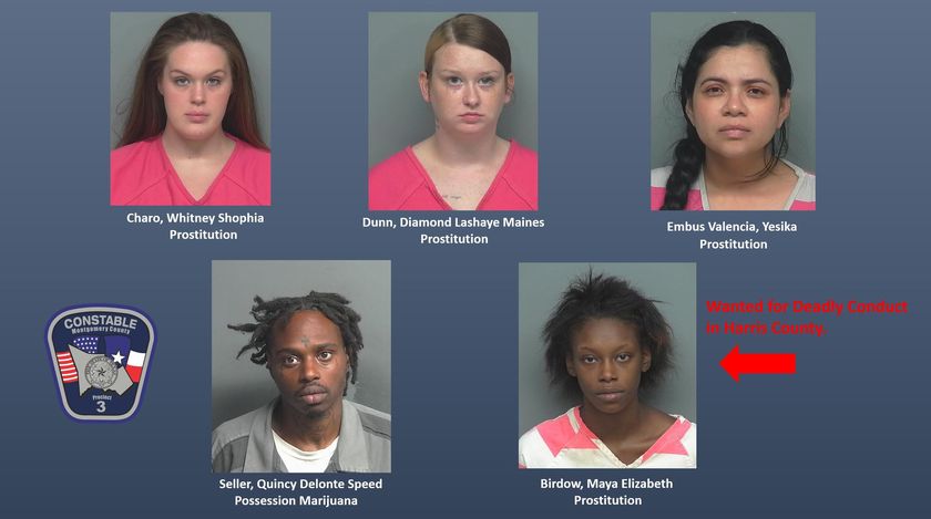 Undercover Human Trafficking Operation in The Woodlands Leads to Five ...