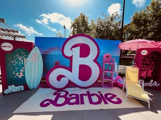 Multiple Barbie photo opps at Market Street's Reel Luxury Cinemas