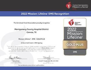 MCHD EMS Nationally Recognized for its Commitment to Quality Care for Severe Heart Attacks in Montgomery County