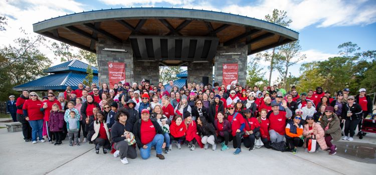 The Montgomery County Heart Walk – A great morning for heart health, getting some exercise, and for being with family and friends