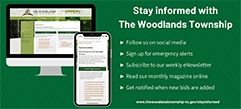 Stay in touch with the Woodlands Township for emergency communications