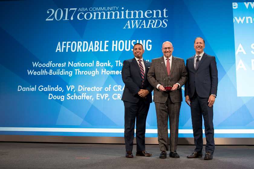 Woodforest National Bank honored with community commitment award