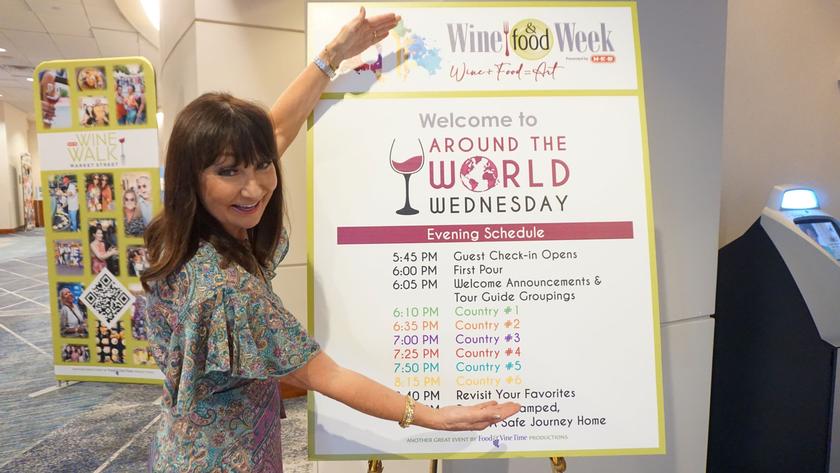 Woodlanders have wonderful time at Wine Around the World Wednesday