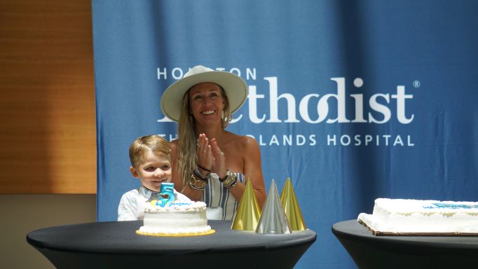 1st baby born at Houston Methodist Hospital The Woodlands gets a special 5th birthday celebration