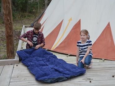 Gather together  at the YMCA Spring Family Campout