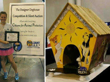 Woodlands artist wins best in show at Houston Dog Show with doghouse