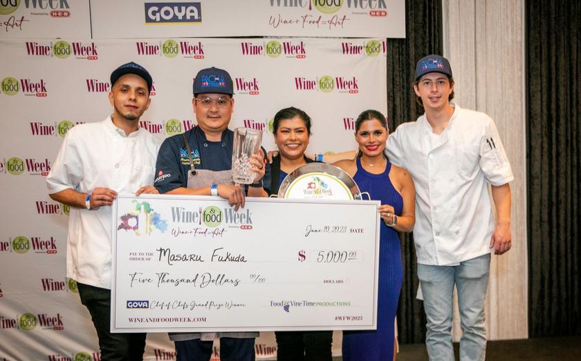 Wine & Food Week awards $5,000 to Chef Masaru Fukuda, capping a night of culinary artistry