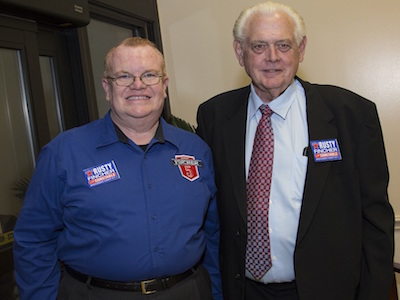 Rusty Fincher receives endorsement from Constable Don Chumley