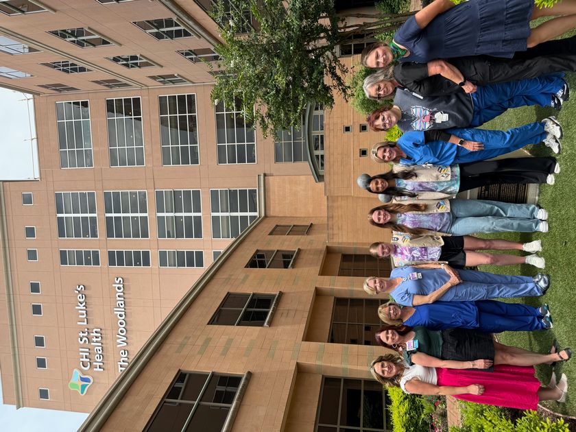 Girl Scout Troop donates garden benches for comfort at St. Luke’s Health - The Woodlands