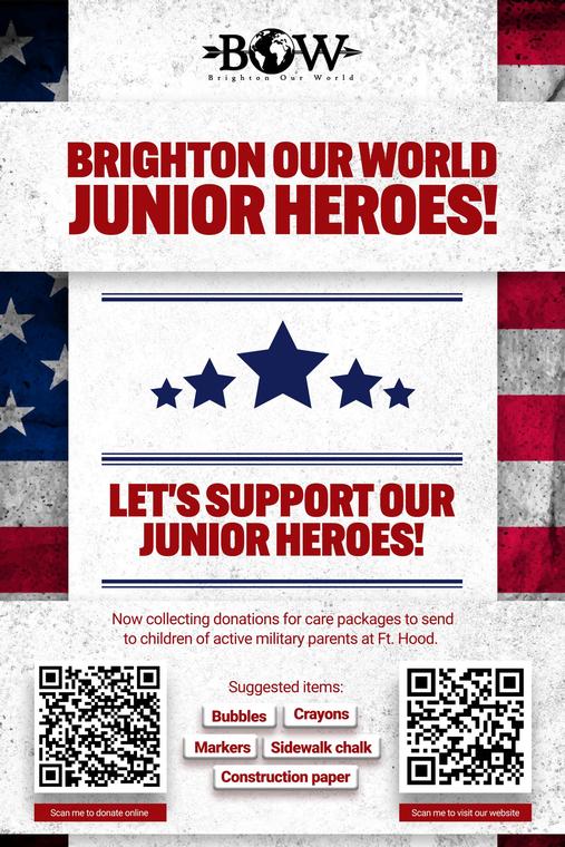 Brighton Our World announces care package drive for military children