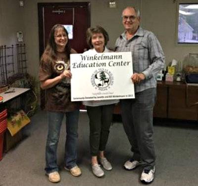 Winkelmann Education Center named after long-serving president of Friends of Texas Wildlife