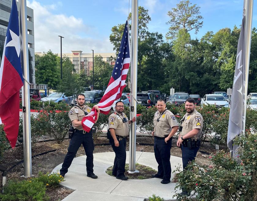 Memorial Hermann Celebrates Independence Day with Patriotic Flag Raising