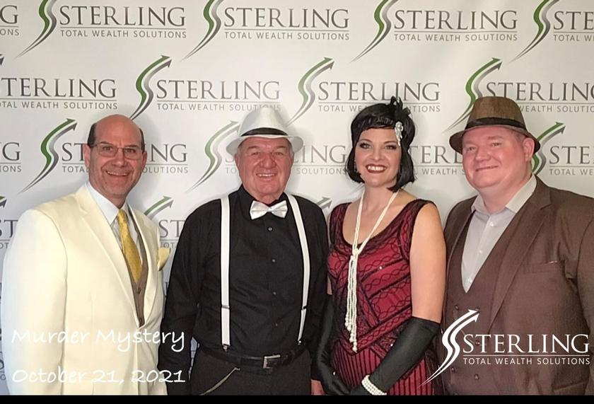 Sterling Total Wealth Solutions end-of-year client event had everyone asking, WHODUNNIT?