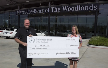 Mercedes-Benz of The Woodlands donates $40,000 to the Johnny Mac Soldiers Fund