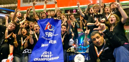Texas Torque The Woodlands wins 2013 FIRST Robotics Competition (FRC) World Championship
