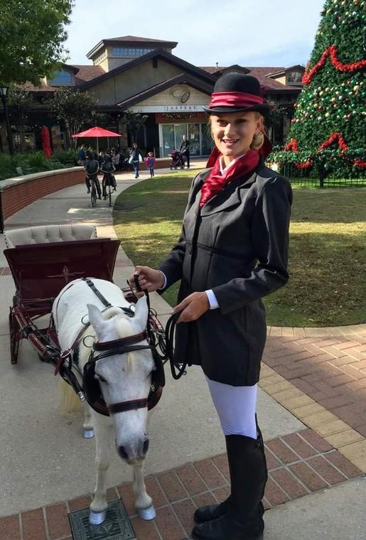 Holiday Pony Sleigh Rides Return to Market Street - The Woodlands for the Holiday Season Beginning November 24