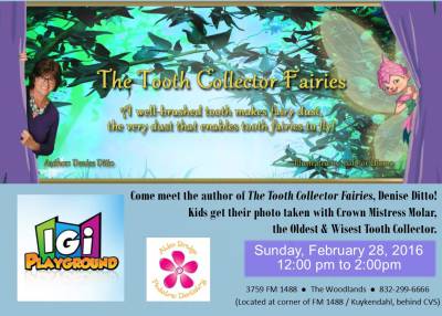 Author of 'Tooth Collector Fairies' to greet children at Igi Playground in The Woodlands