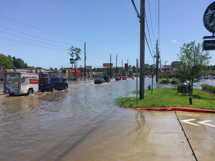 Widespread street flooding in south Montgomery County