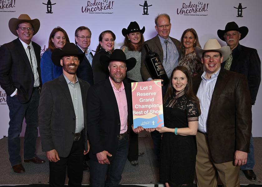 2022 Champion Wine Auction: Grand Champion Sells for Rodeo Record