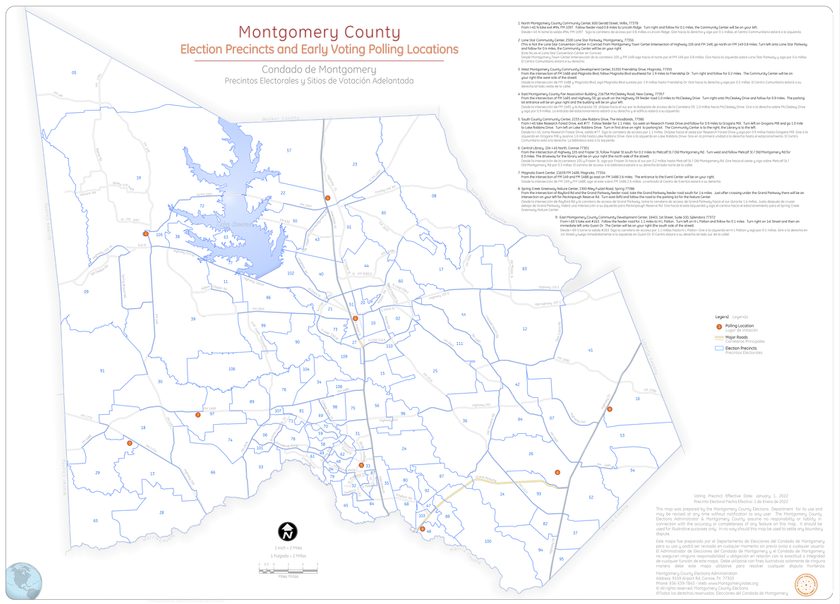 Woodlands area early voting starts in one week