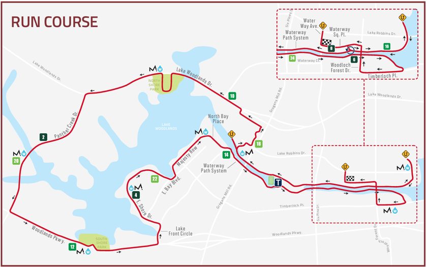 Multiple roads to be affected by this Saturday’s IRONMAN Texas competition